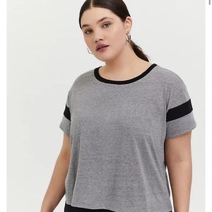 torrid cropped tee plus size 3x women